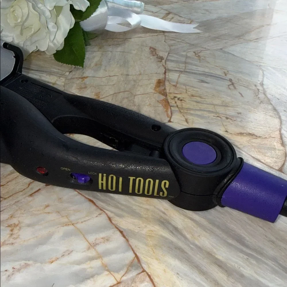 Hot Tools Professional Deep Waver Black Silver Triple Barrel Hair Iron Hairwaver